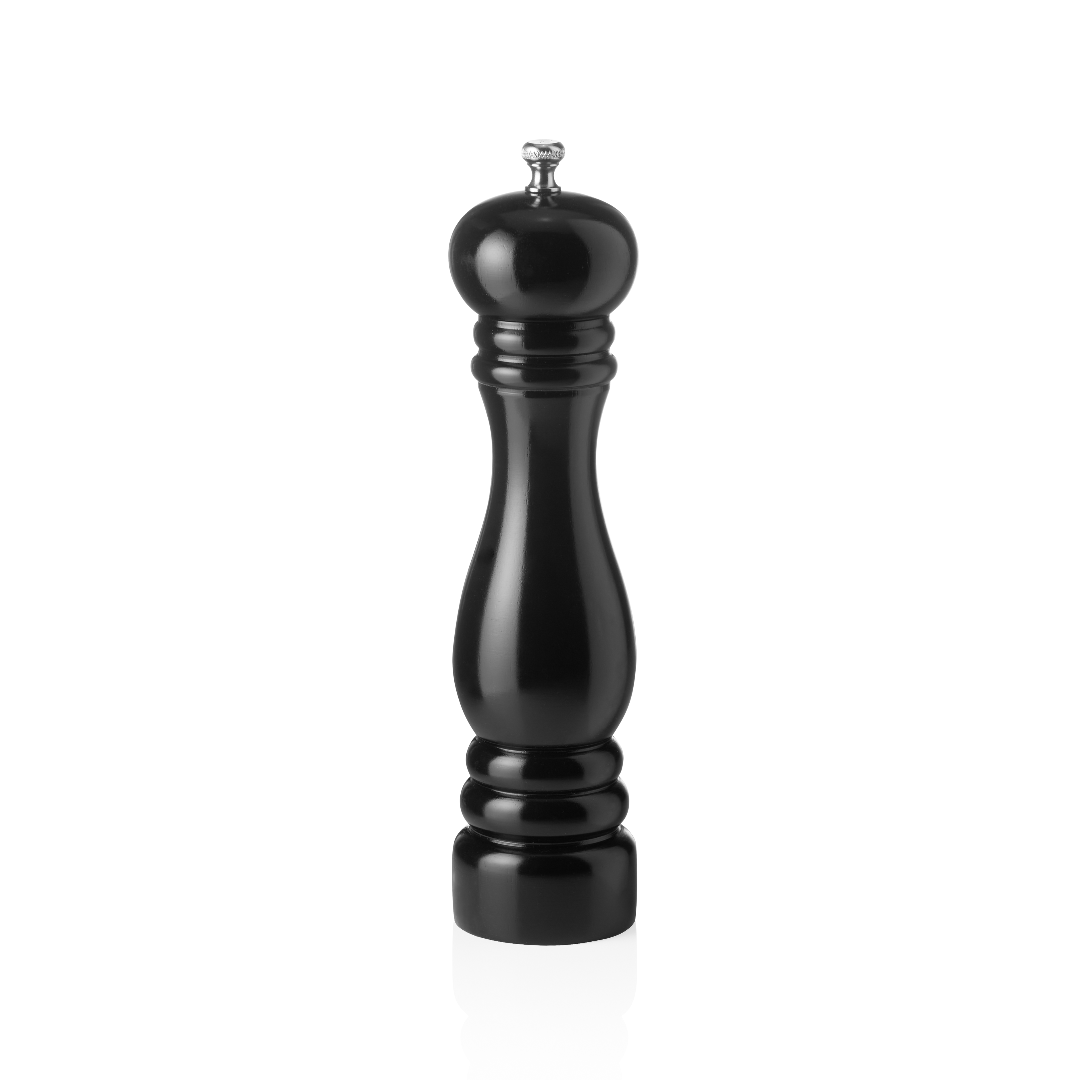 WAS Pfeffermühle mit Keramikmahlwerk CLASSIC MILL, Höhe 25 cm, schwarz glänzend,