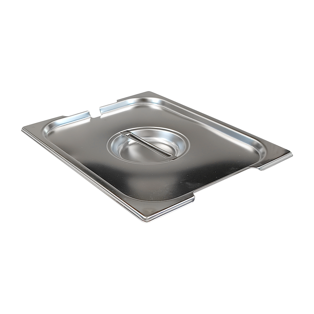 RM Gastro Deckel GN 1/2 Kellenöffnung Fallgriff Edelstahl / REDFOX - VGN 1/2 NU