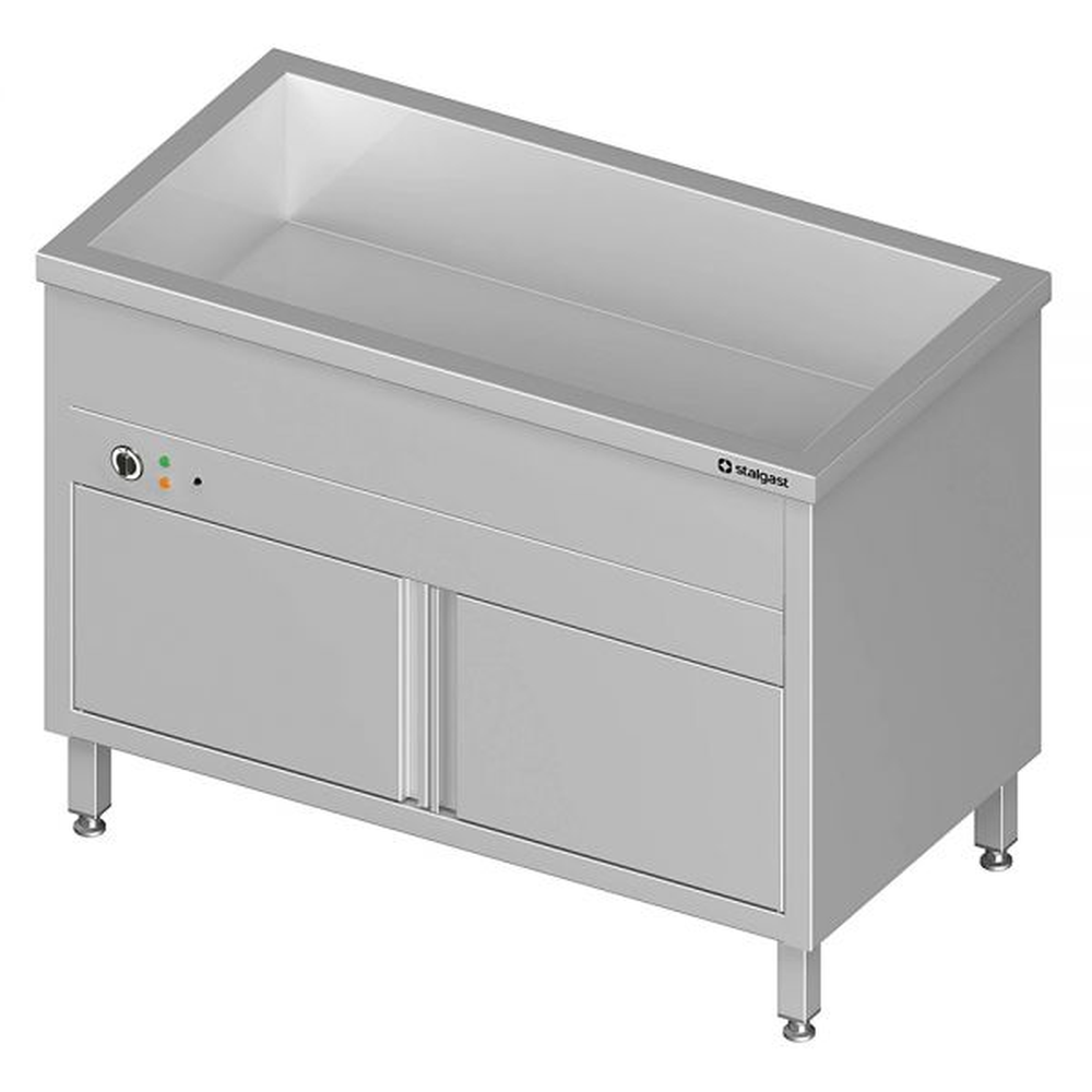 Stalgast Bain-Marie Standgerät mit geschlossenem Unterbau und einem Becken, für 