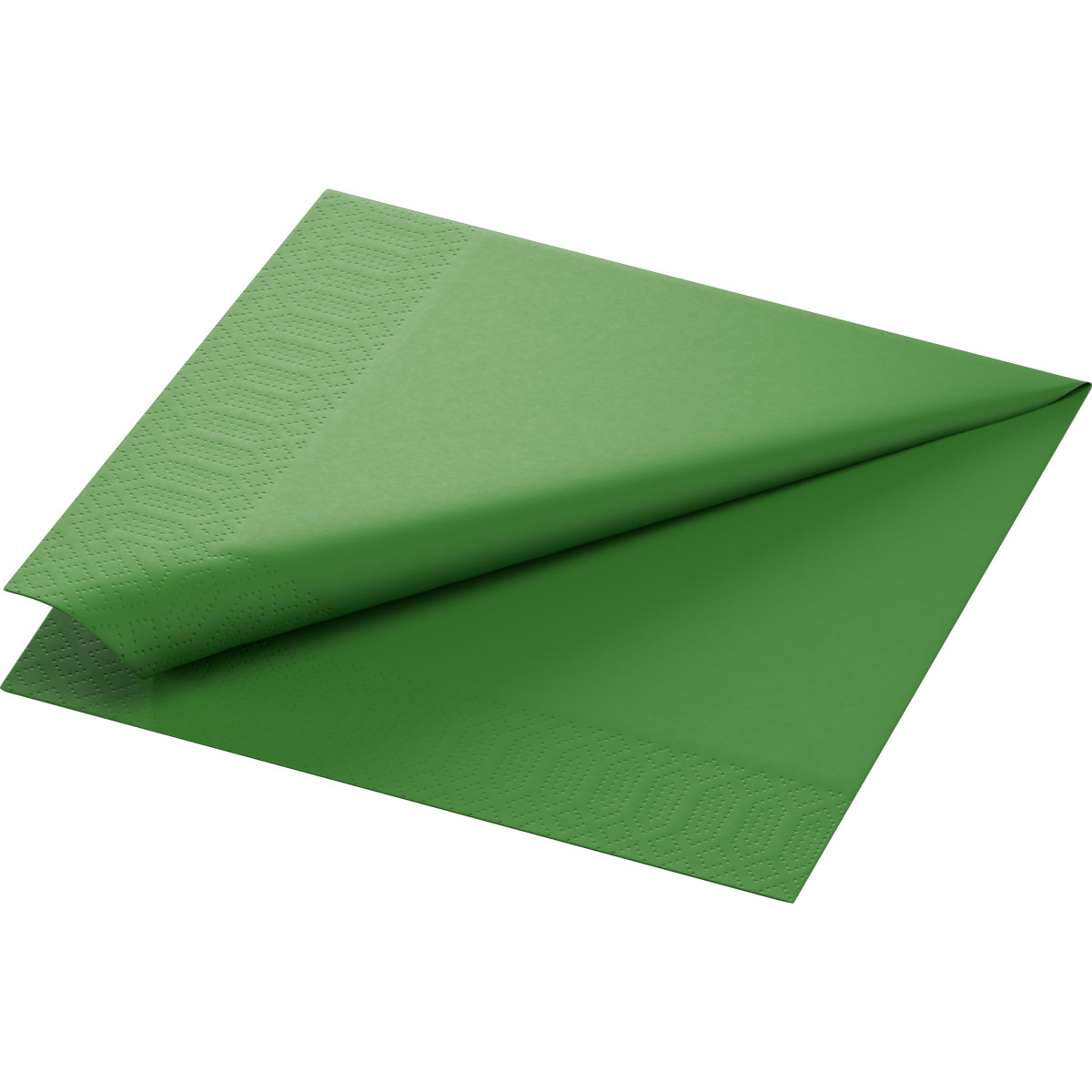 Duni Zelltuchservietten 40 x 40 cm 3-lagig 1/4 Falz leaf green