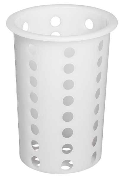 APS Besteckköcher  Ø 9,7 cm, H: 13,7 cm , Polyethylen, weiß