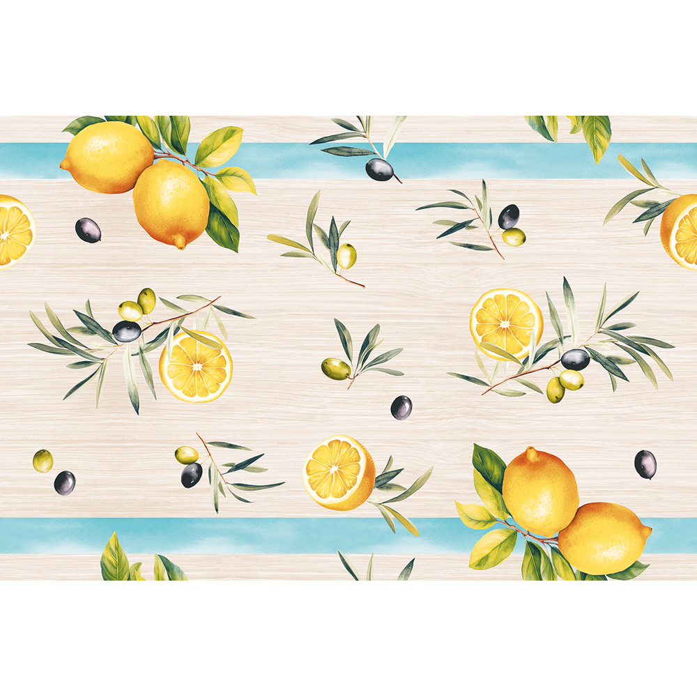 Mank Tischläufer Olives & Lemons 40 cm x 24 m