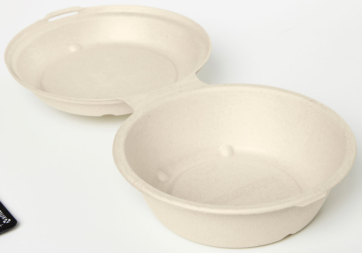 Duni Snackbox 750ml, Bagasse 185 x 185 x 70 mm