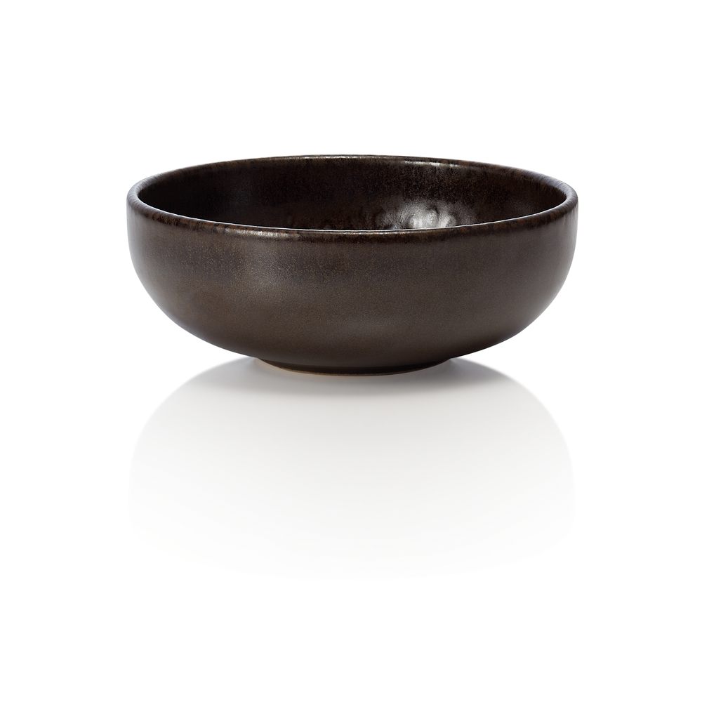 WAS Schale Set ROCKZZERO, tief, Ø 12 cm, 0,2 ltr., Set á 6 Stück, metallic brown