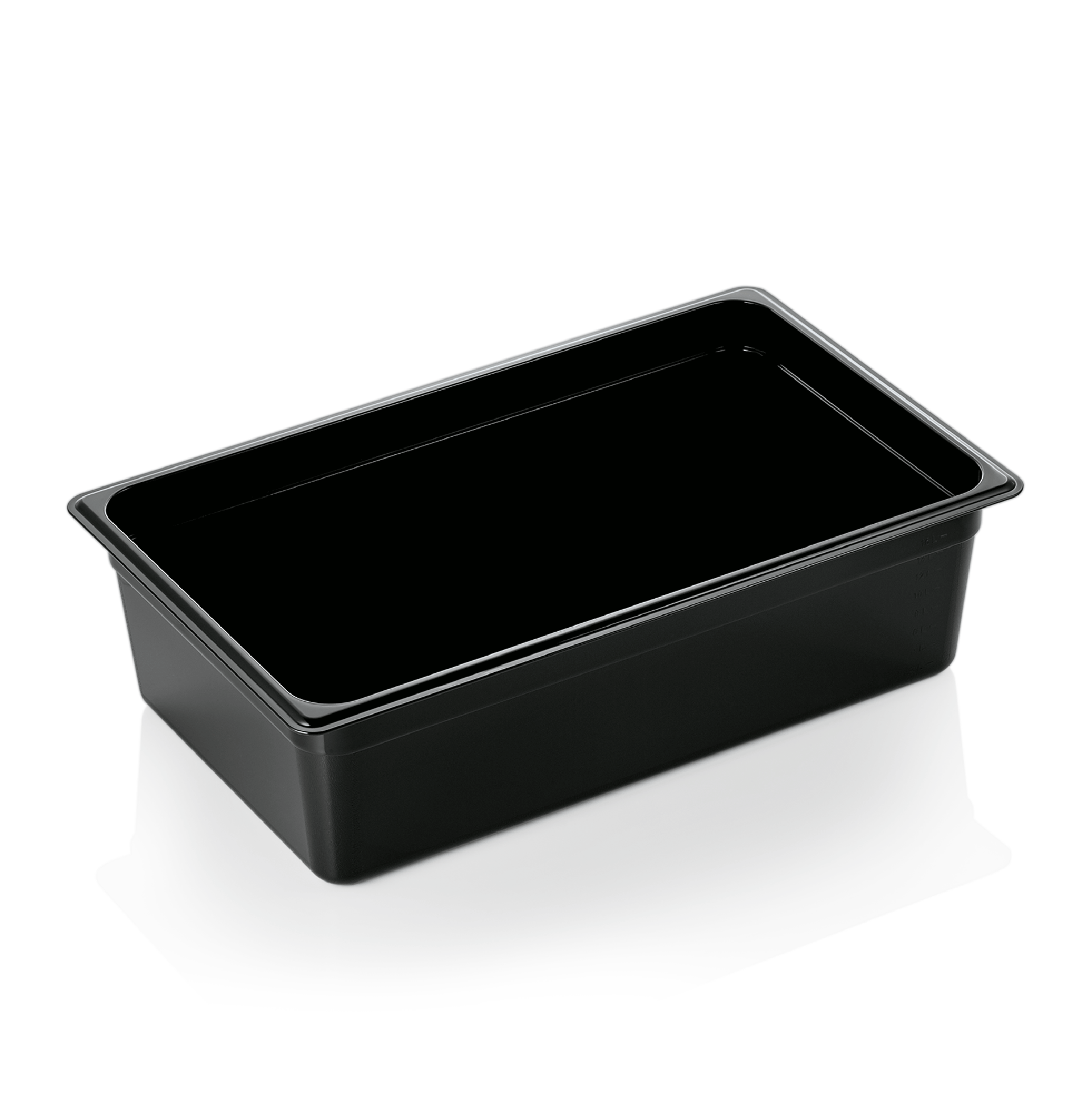 WAS GN Behälter 1/1-150 mm, schwarz, Polycarbonat GN 95