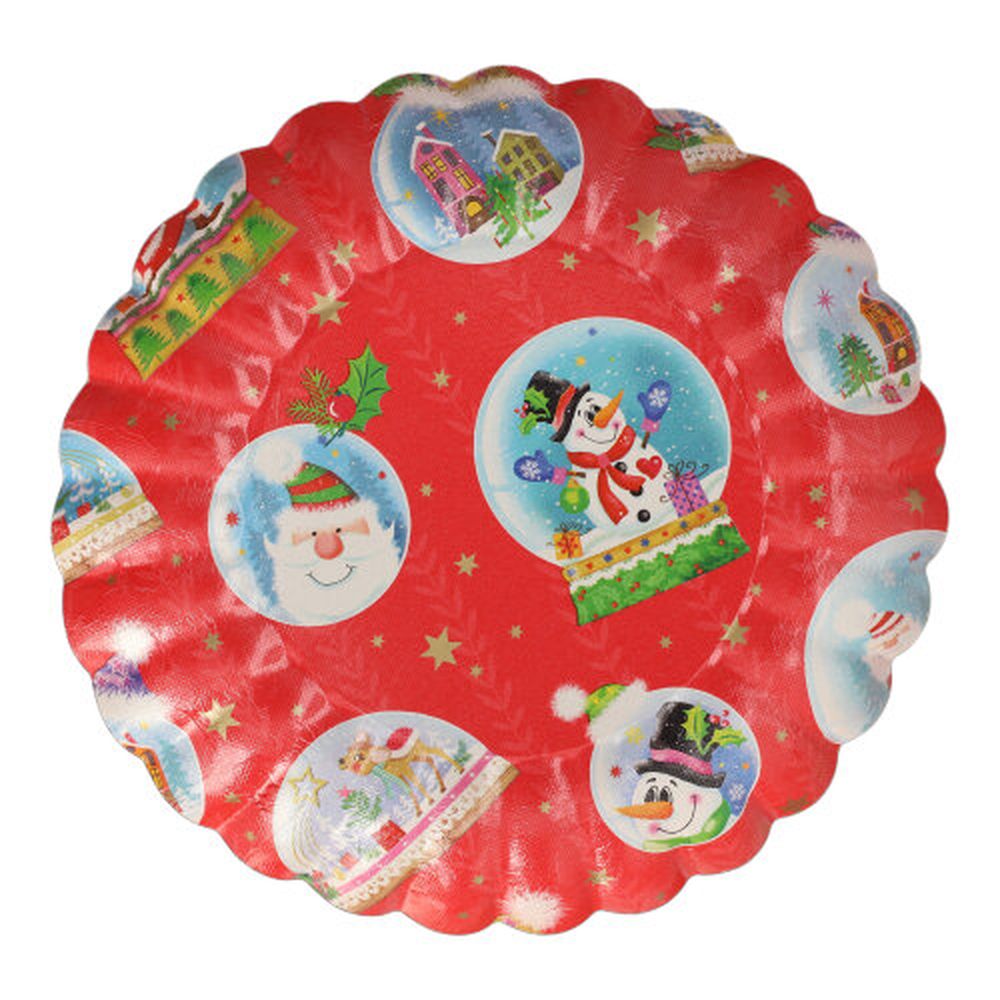 Papstar Präsentierschalen-Weihnachten Ø 23 cm "verschiedene Weihnachtsdekore"