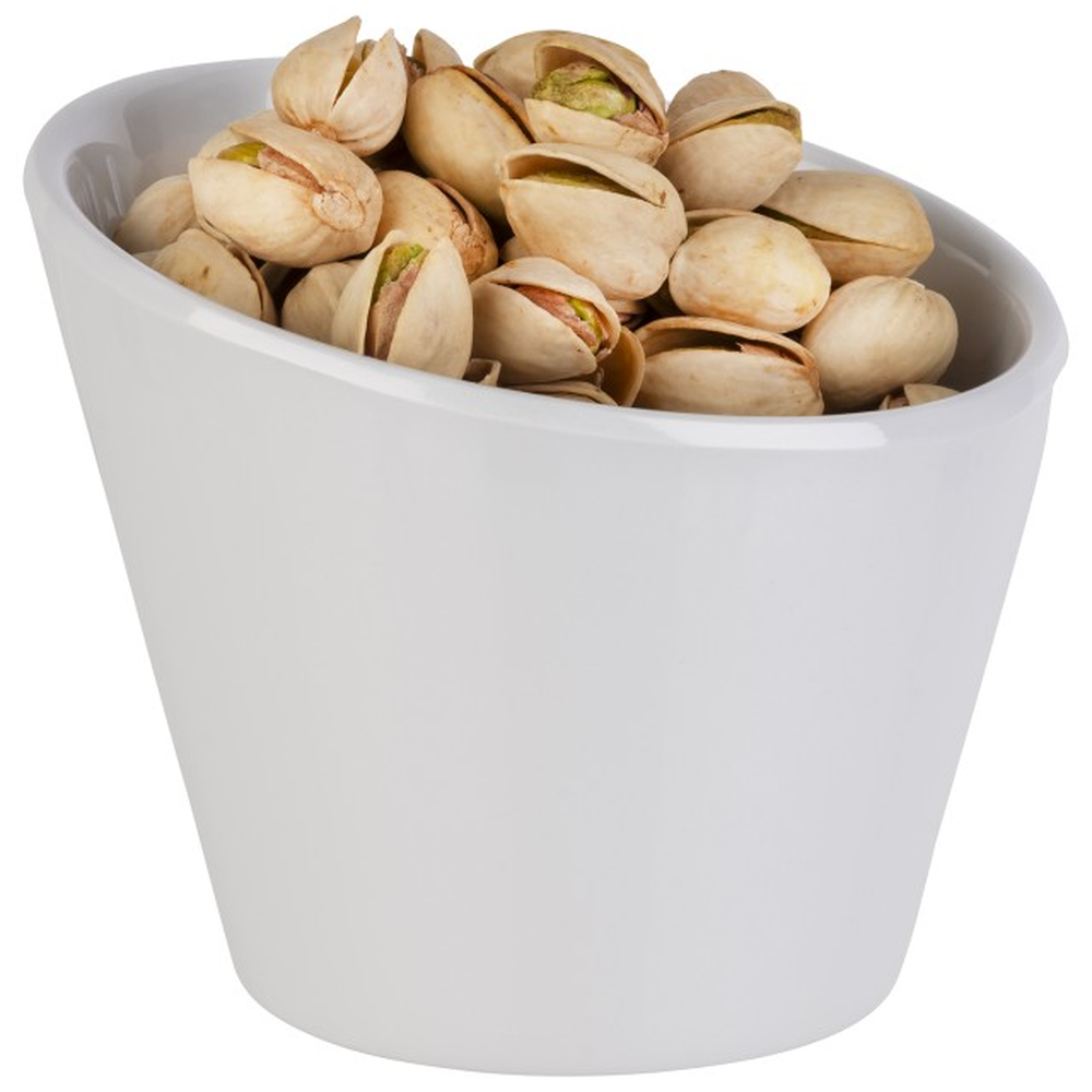 APS Schale -CASUAL- Ø 10 cm, H: 6,5 / 8,5 cm , Melamin, weiß, 0,2 Liter