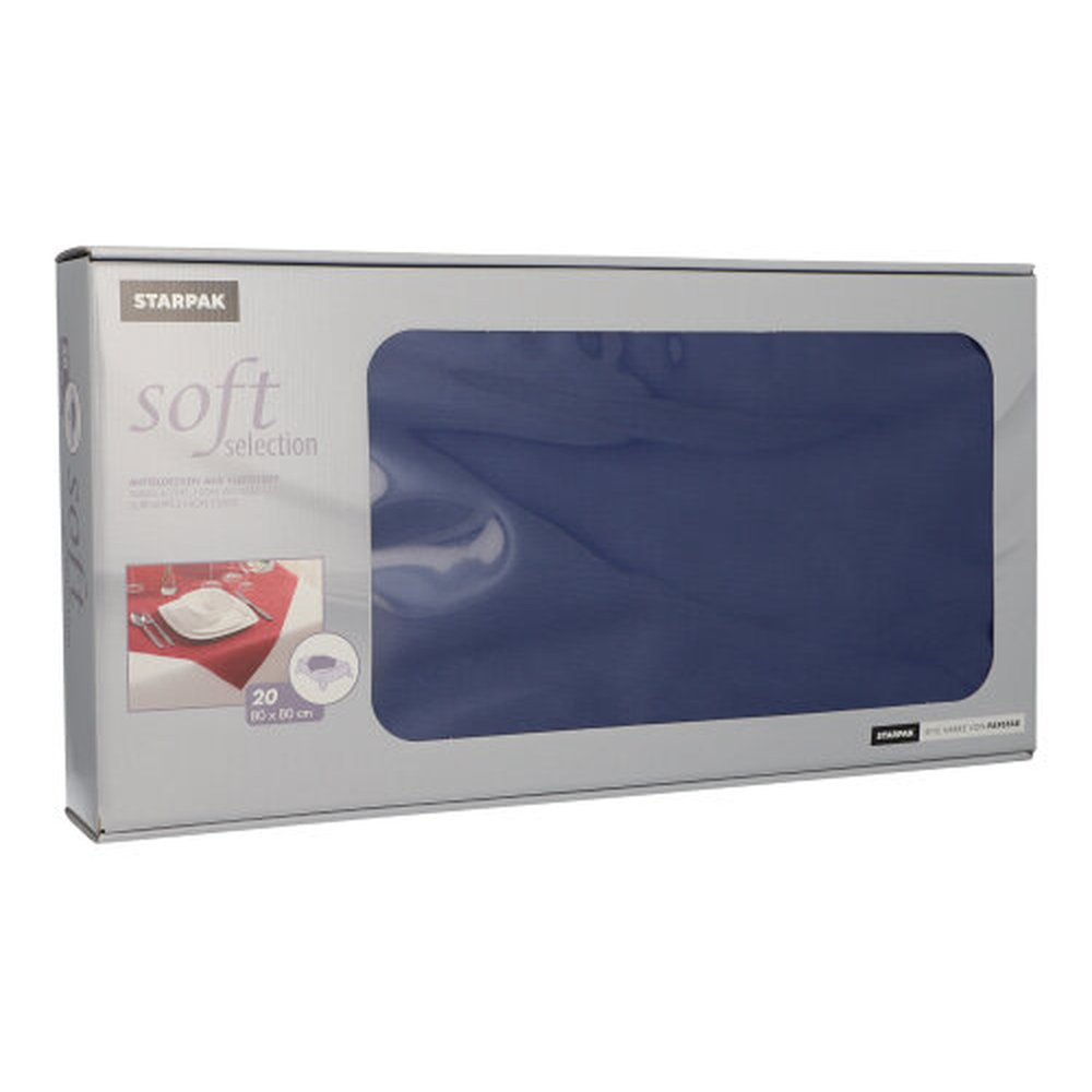 PAPSTAR Mitteldecken, stoffähnlich, Vlies soft selection 80 cm x 80 cm dunk
