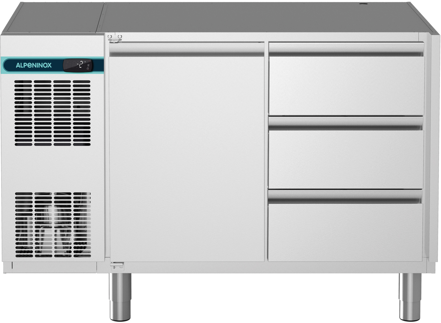 Nordcap Kühltisch, 2 Abteile CLM 700 2-7061