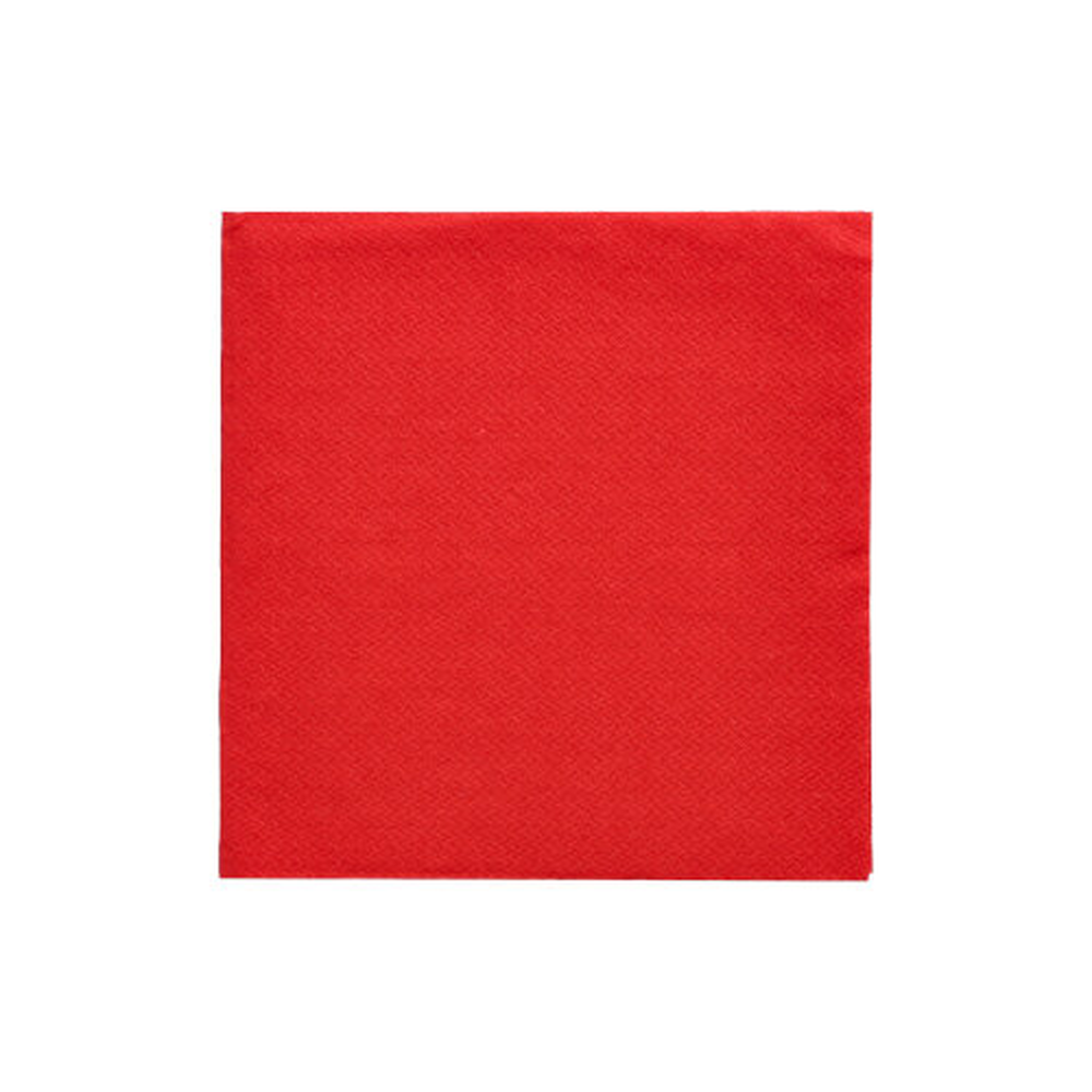 Papstar Servietten "DAILY Collection" 1/4-Falz 24 cm x 24 cm rot
