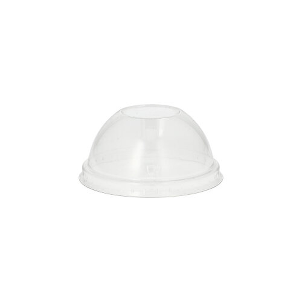 Papstar Dom-Deckel "Hurricane", PET rund Ø 7,8 cm · 3,8 cm glasklar ohne Lochung