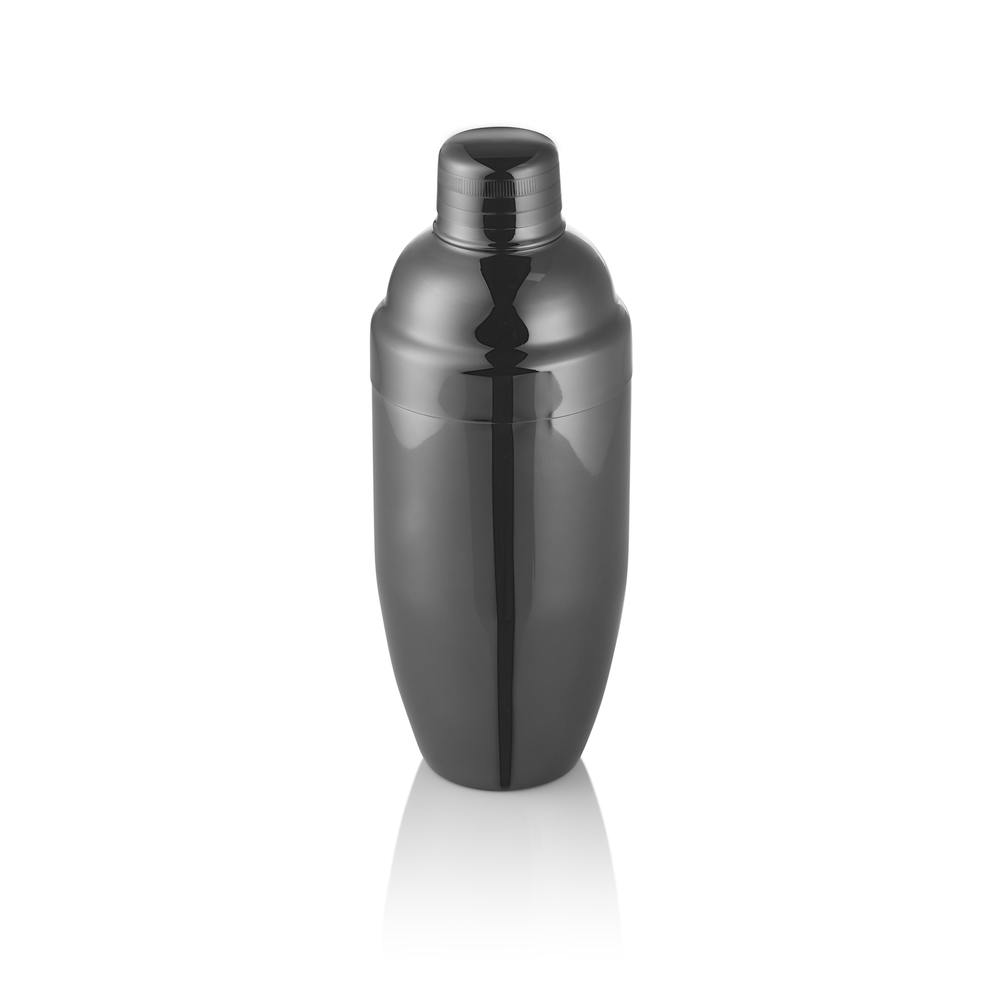 WAS Shaker Classic NOCTURN, 0,7 ltr., Ø 9 cm, gun metal, Chromnickelstahl 18/8