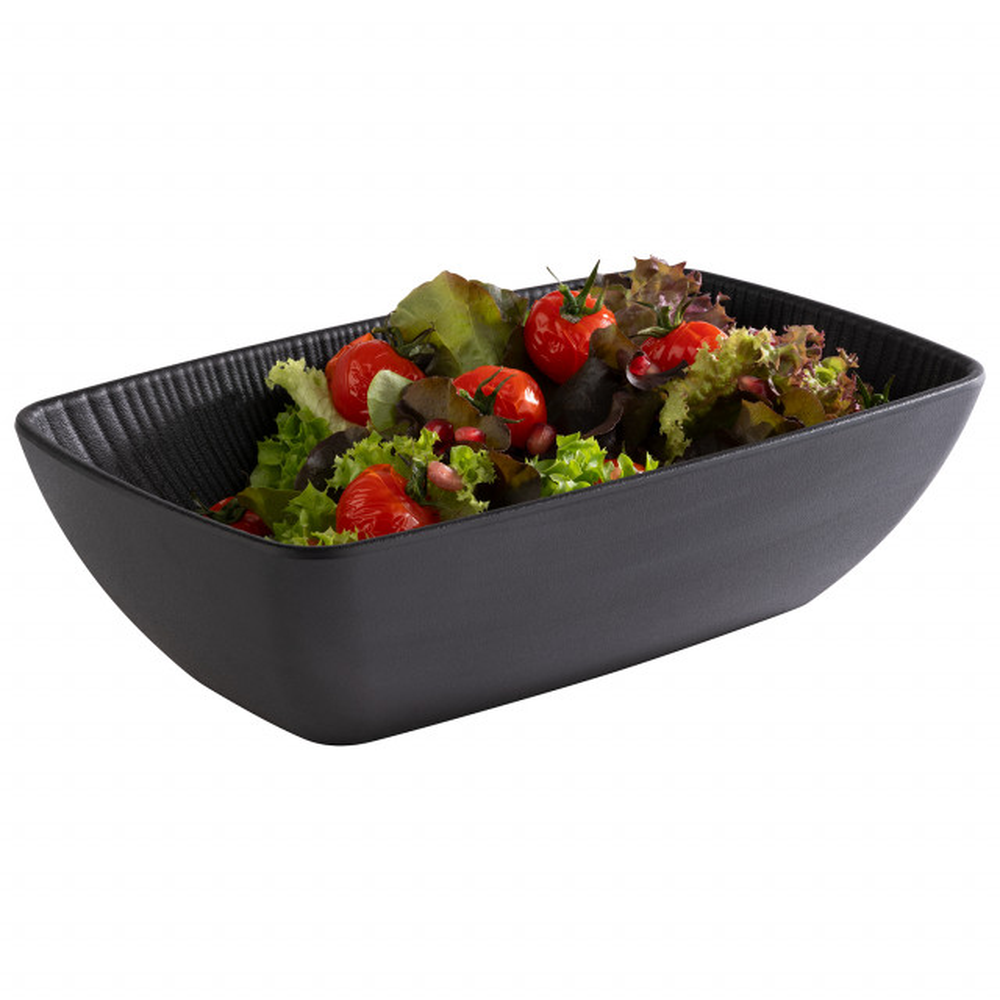 APS GN 1/4 Schale -NERO- 26,5 x 16,2 cm, H: 7,5 cm