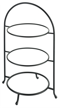 Contacto Telleretagere, schwarz für Teller 23-27 cm / 10''