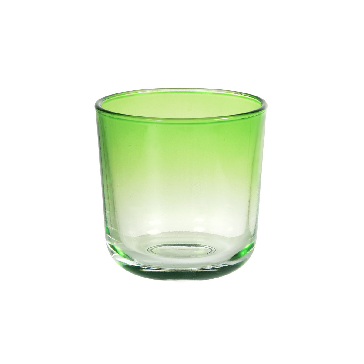 Duni Switch & Shine Kerzenhalter Ouri 81 x Ø 72,5 mm leaf green Glas