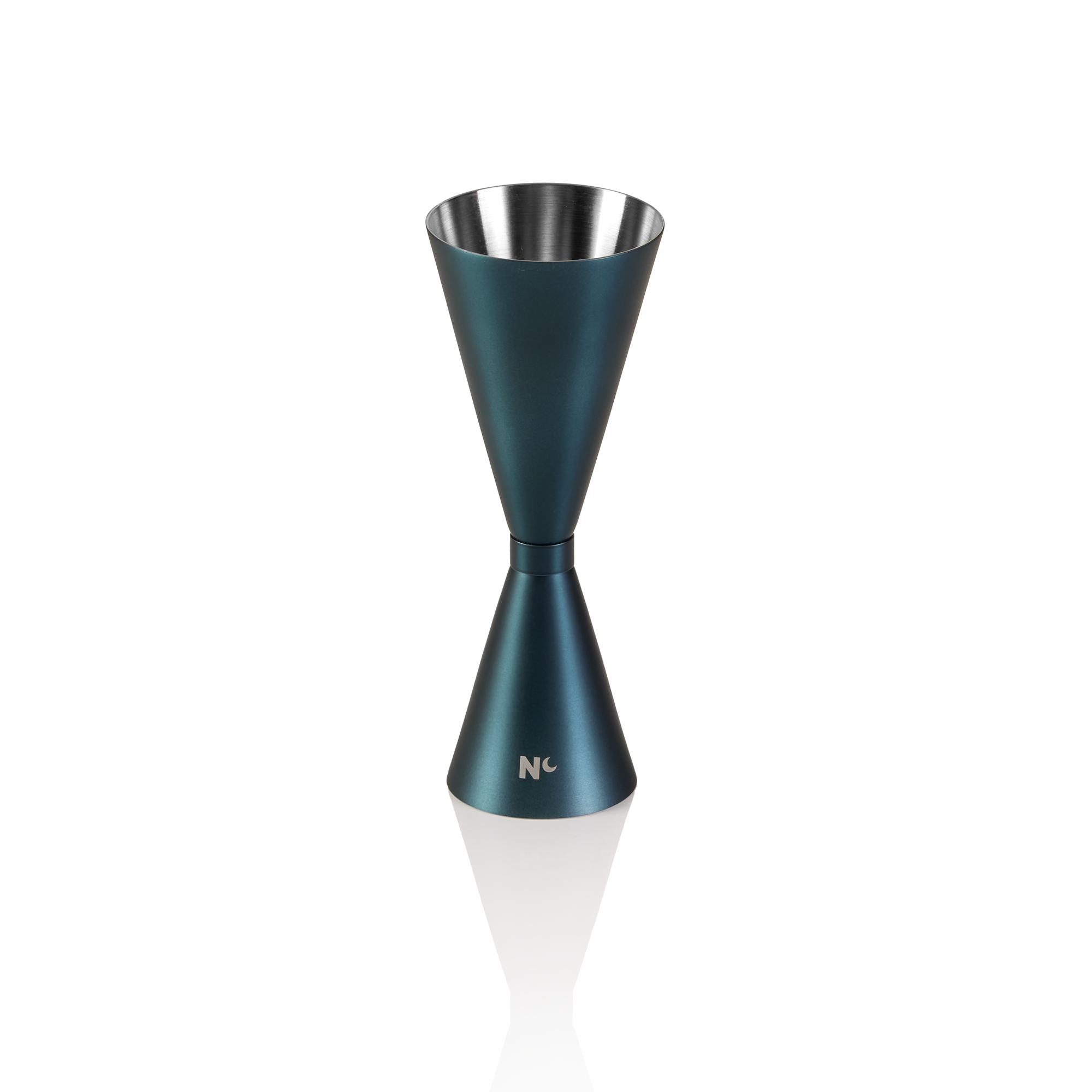 WAS Slim Jigger NOCTURN, 3/6 cl, Ø 5 cm, Höhe 13 cm, blau matt - HLC, Chromnicke