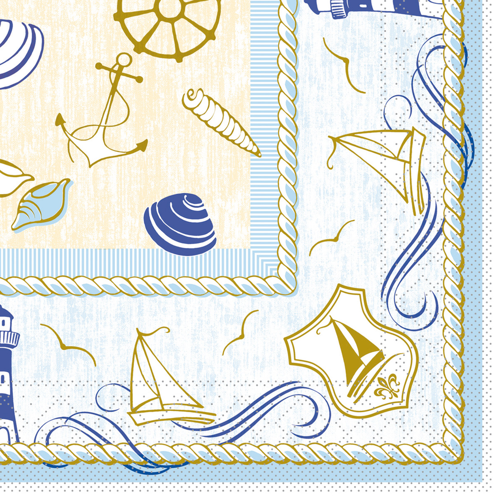 Mank Serviette Coast 33 x 33 cm 1/4 Falz