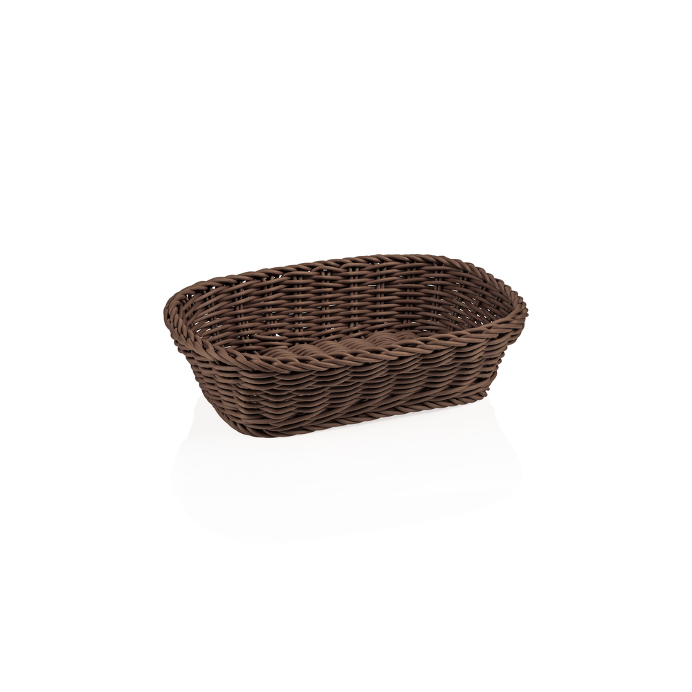 WAS Korb WEAVER PRO Tischkörbe, 26,5 x 19 x 7 cm, braun, Polypropylen