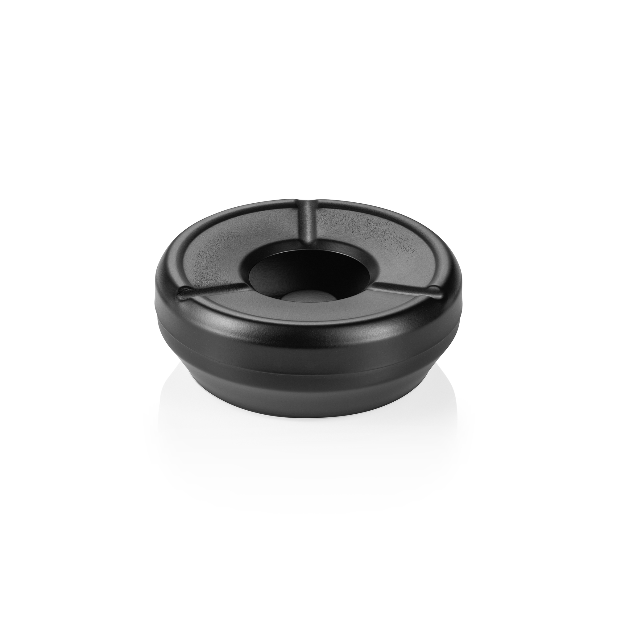 WAS Windaschenbecher, Ø 12 cm, schwarz pulverbeschichtet, Edelstahl