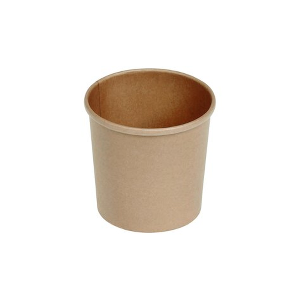Pacovis Suppenbecher Kraft/PP 230ml, braun, Ø90x60mm