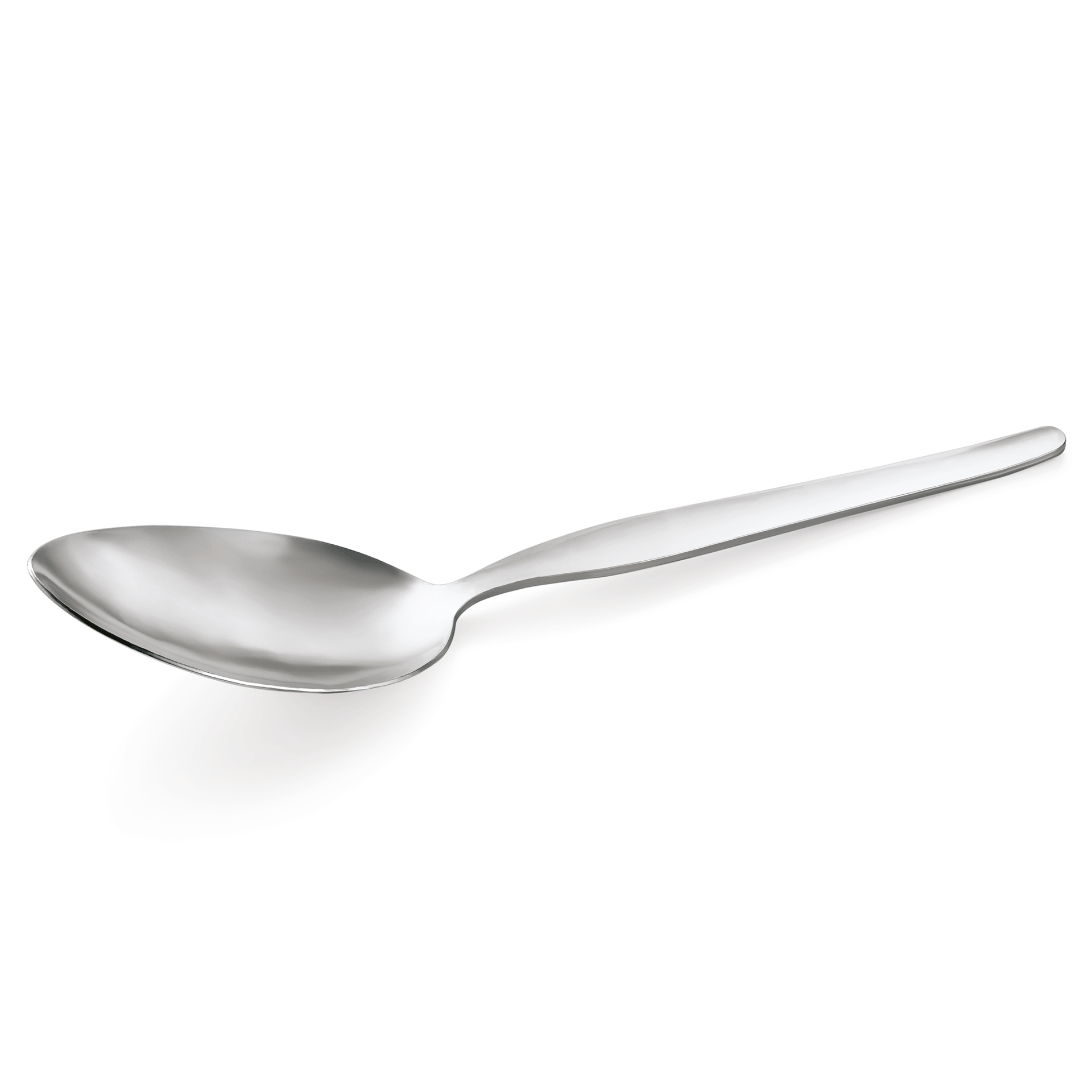 WAS Gemüselöffel NP80, 22,5 cm, Set á 12 Stück, Chromstahl 18/0