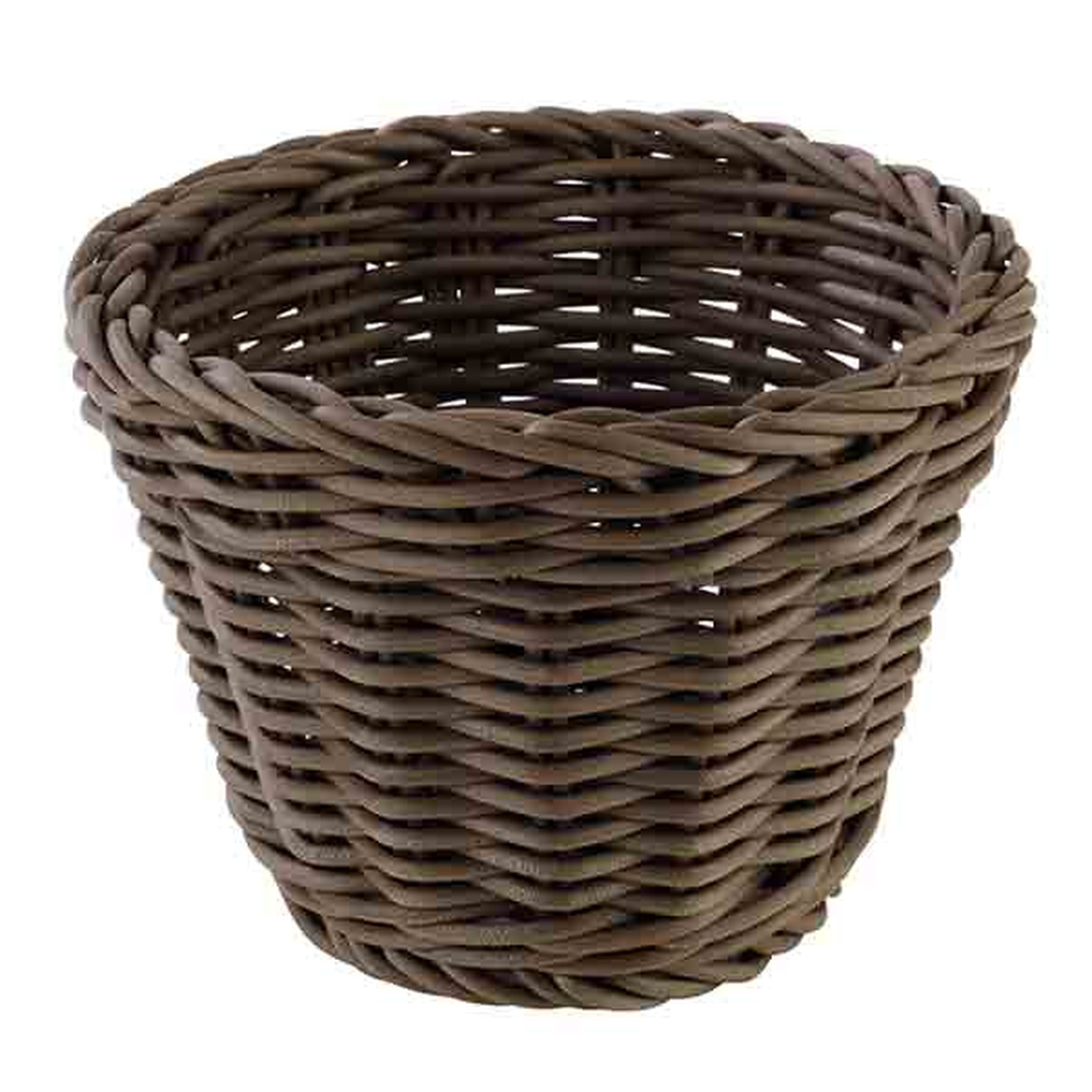 APS Korb, rund Ø 13 cm, H: 10 cm , Polypropylen, mokka