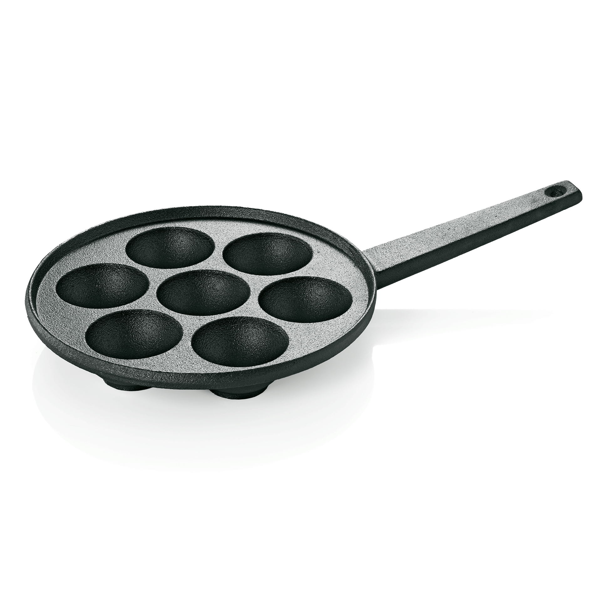 WAS Poffertjespfanne, Ø 20,5 cm für 7 Poffertjes, Gusseisen