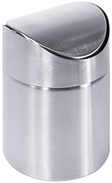 Contacto Tischabfallbehälter 9 cm mit Schwingdeckel, Edelstahl