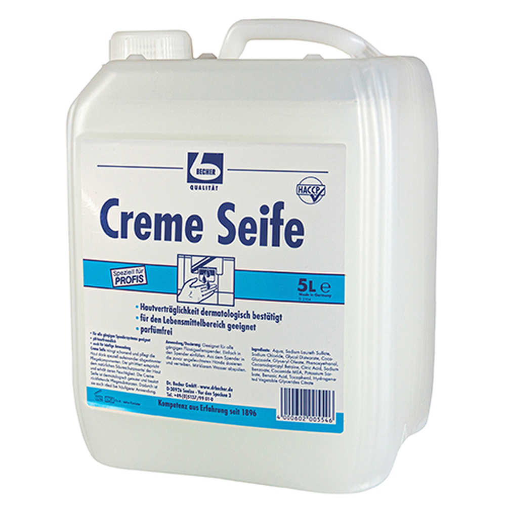 Papstar "Dr. Becher" Creme Seife 5 l , Nachfüllkanister