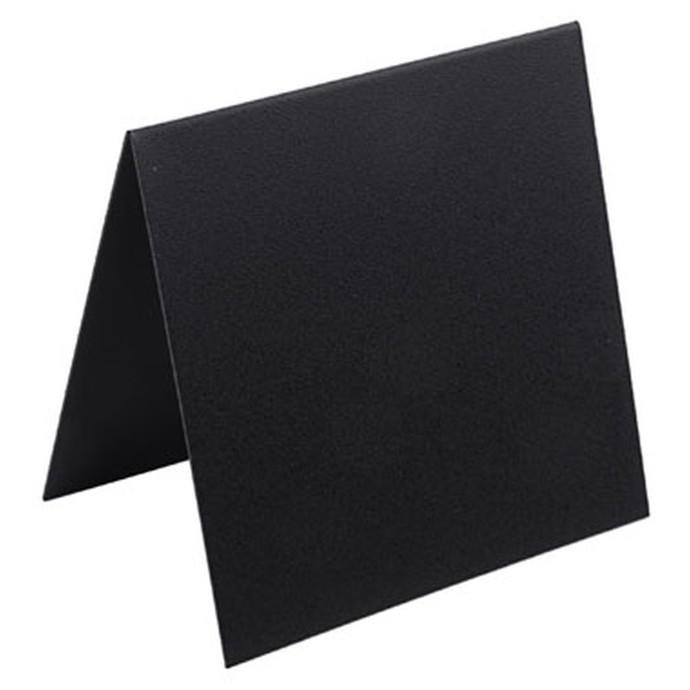 Contacto Dach-Aufstellertafel 10x10 cm schwarz, beschreibbar