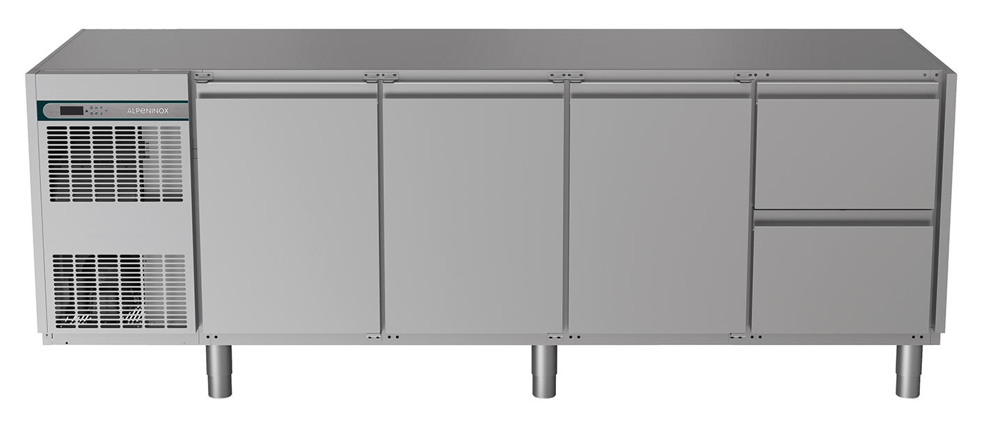 Nordcap Kühltisch, 4 Abteile CRIO HPM 4-7011