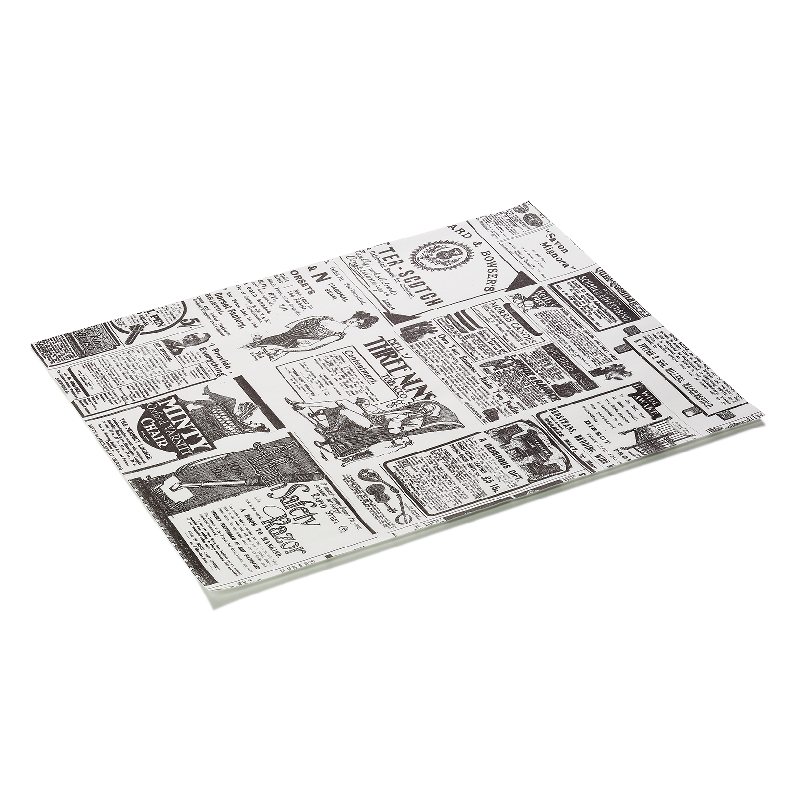 WAS Burgerpapier Times White Set WRAP & GO, 28 x 34 cm, Set á 1000 Stück, Fettpa