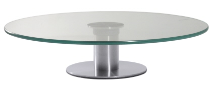 Contacto Tortenplatte, drehbar aus Glas