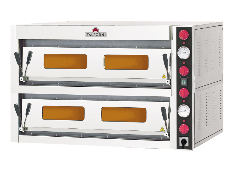 KBS Italforni Pizzaofen Allround Q für 6+6 Pizzen ø33cm elektro 13 kW