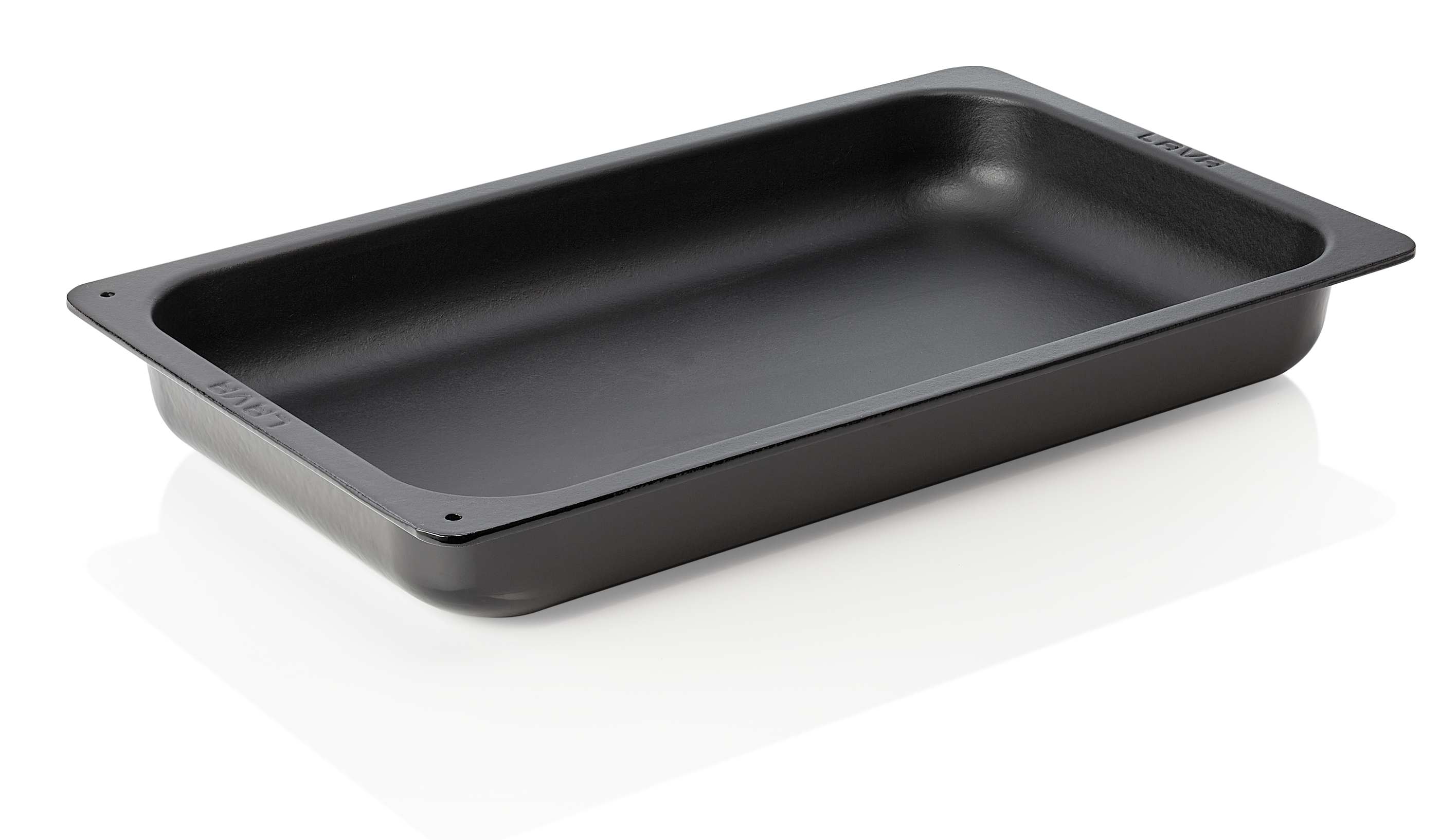WAS GN Behälter 1/1 GN Höhe 65 mm 53 x 32,5 x 6,5 cm schwarz Gusseisen