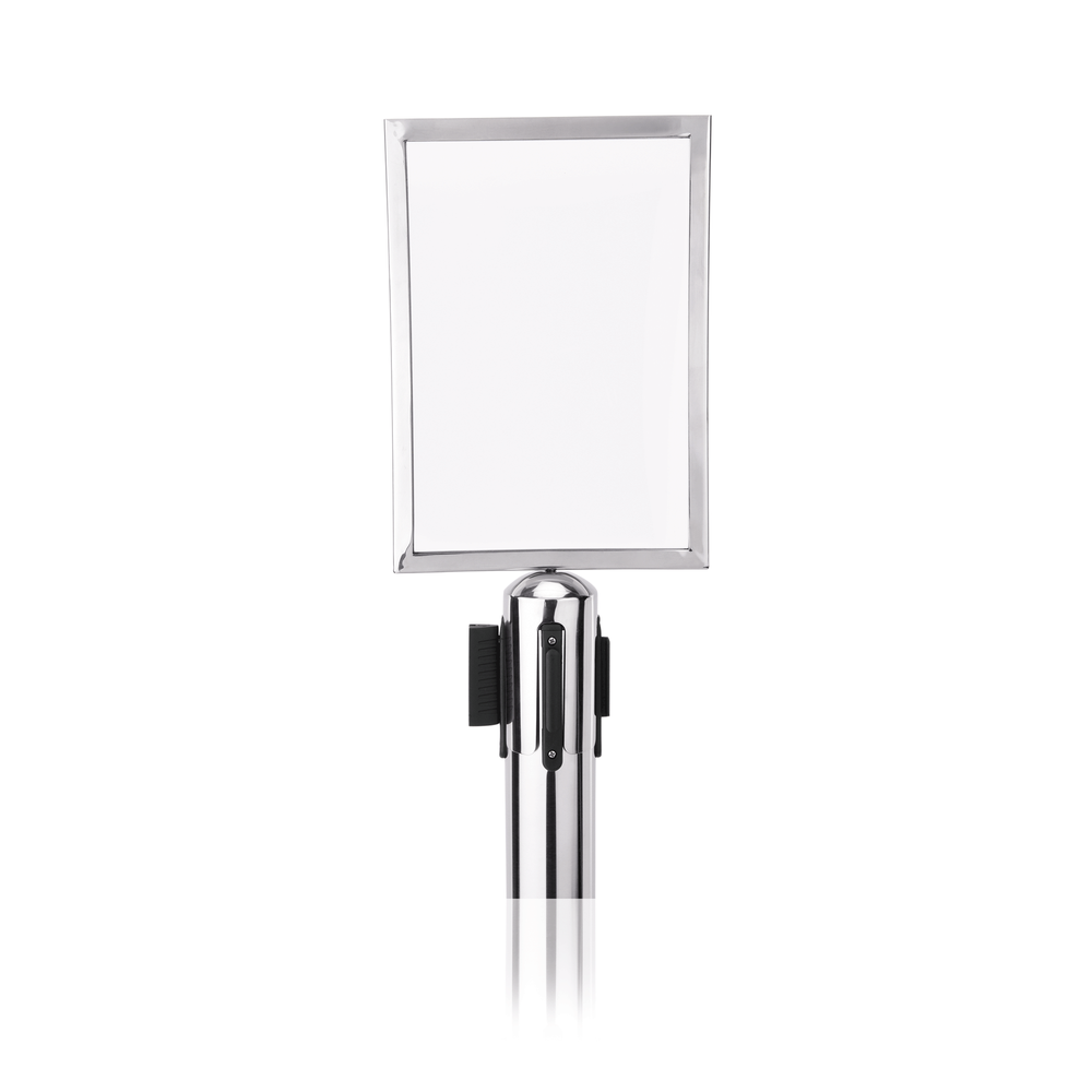 WAS Schilderhalter DIN A4, Edelstahl Highflex