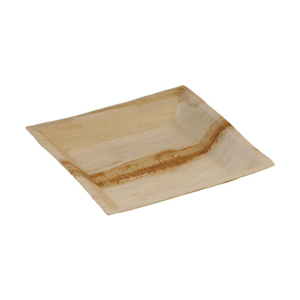 Pacovis Teller Cuadra Palmblatt, 180x180x25mm