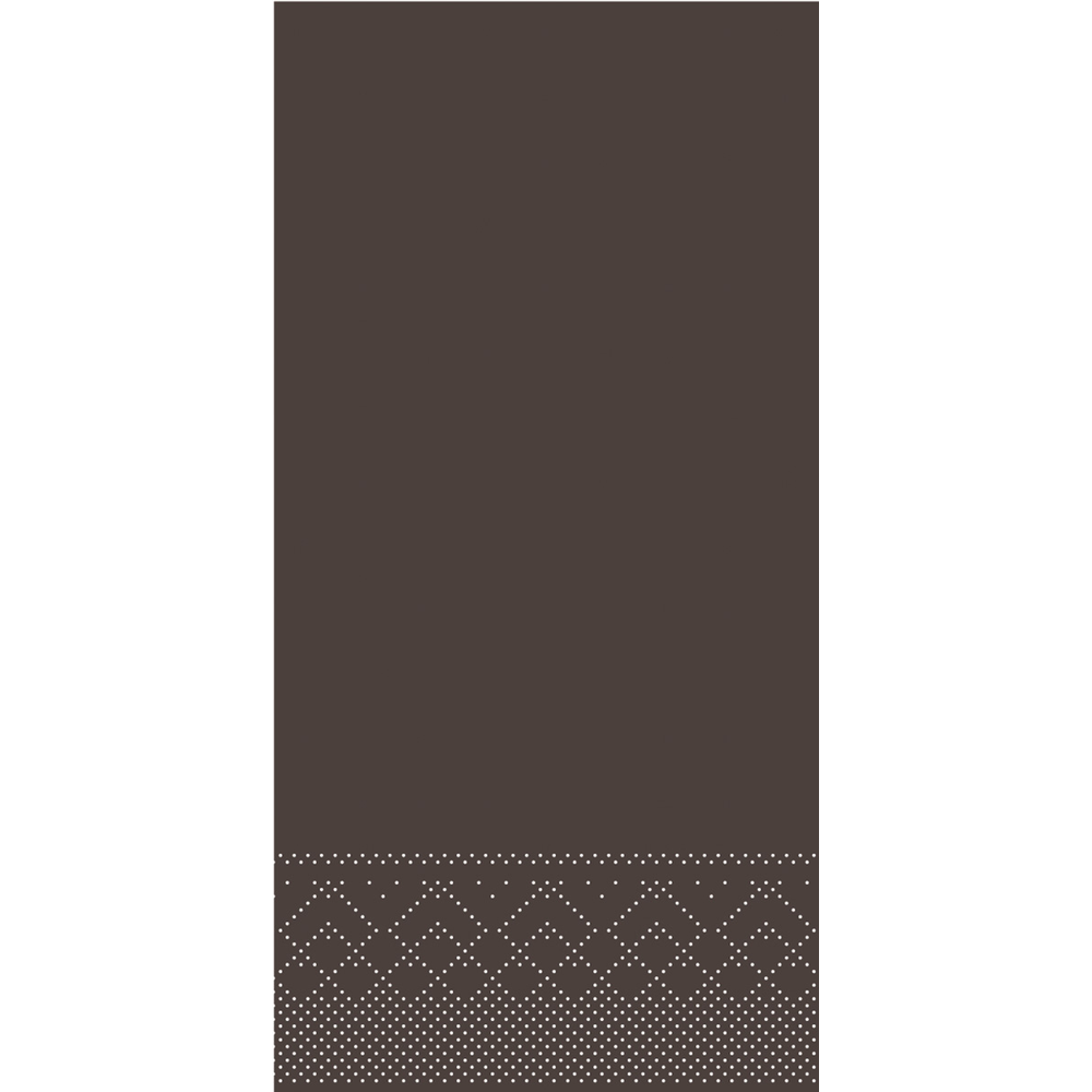 Mank Serviette Basic braun 40 x 40 cm 1/8 Falz