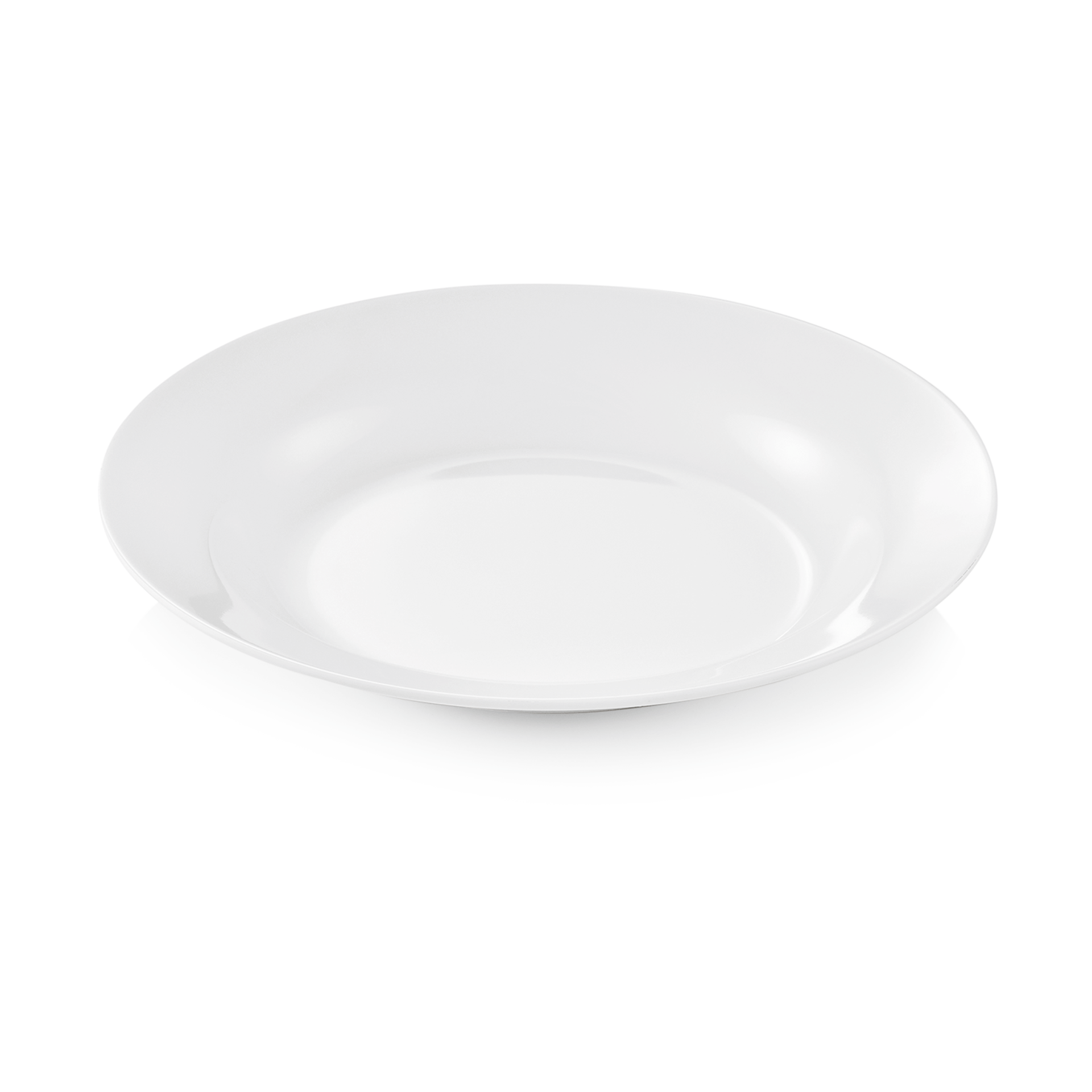 WAS Teller Set, tief, Ø 20 cm, weiß, Set á 12 Stück, Melamin