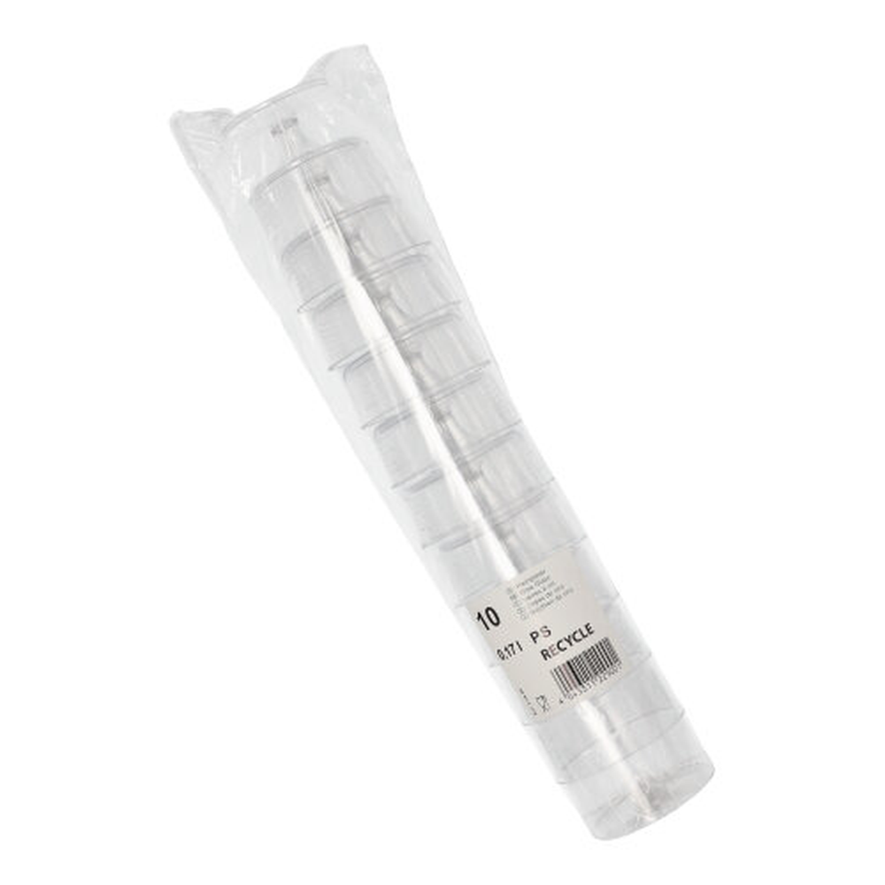 Papstar Trinkbecher PS 0,17 l Ø 6,6 cm · 8,6 cm glasklar mit Fuß