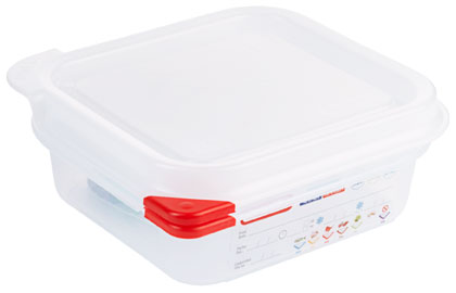 Contacto Behälter GN 1/6 65 mm mit HACCP Colorclip Deckel