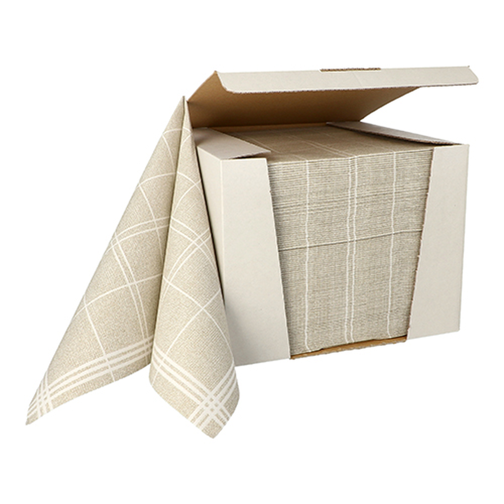 PAPSTAR Servietten ROYAL Collection 1/4-Falz 40 cm x 40 cm sand Kitchen C