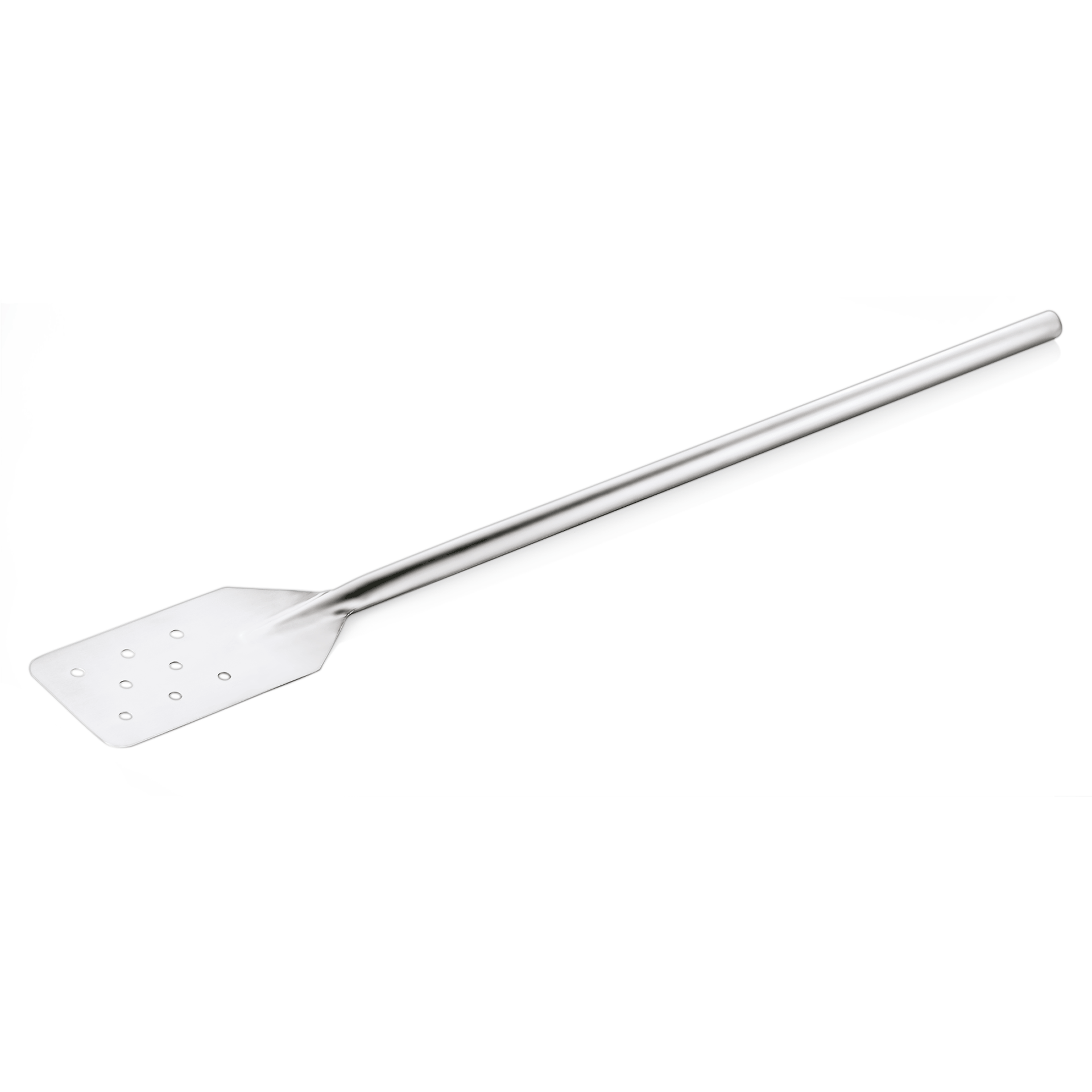 WAS Rührspatel XL, perforiert, 75 cm, Chromnickelstahl