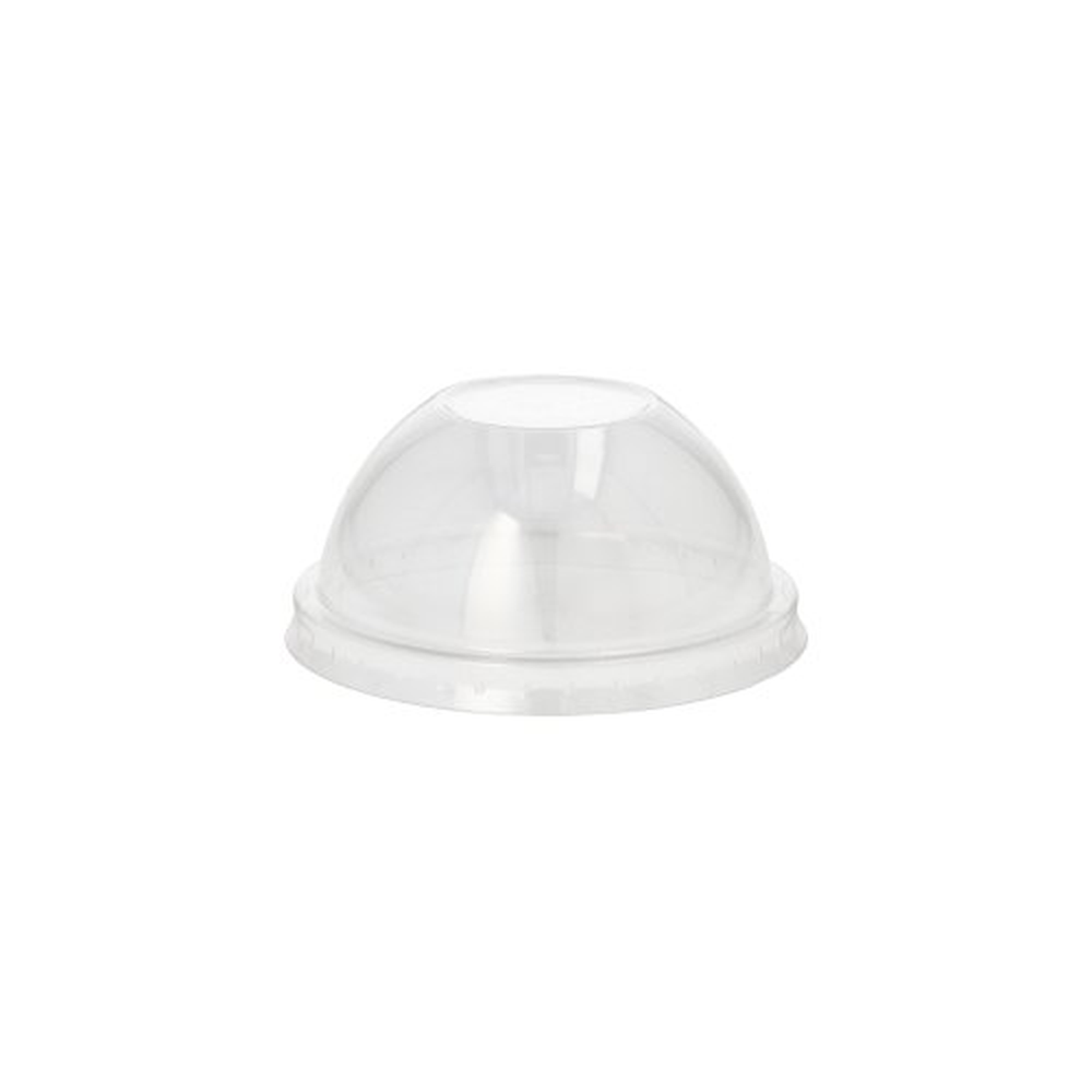 Papstar Dom-Deckel, PET rund Ø 8 cm · 4 cm glasklar ohne Lochung