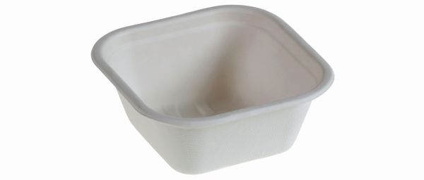 Pacovis Schale 690ml quadratisch, naturesse 155x155x65mm