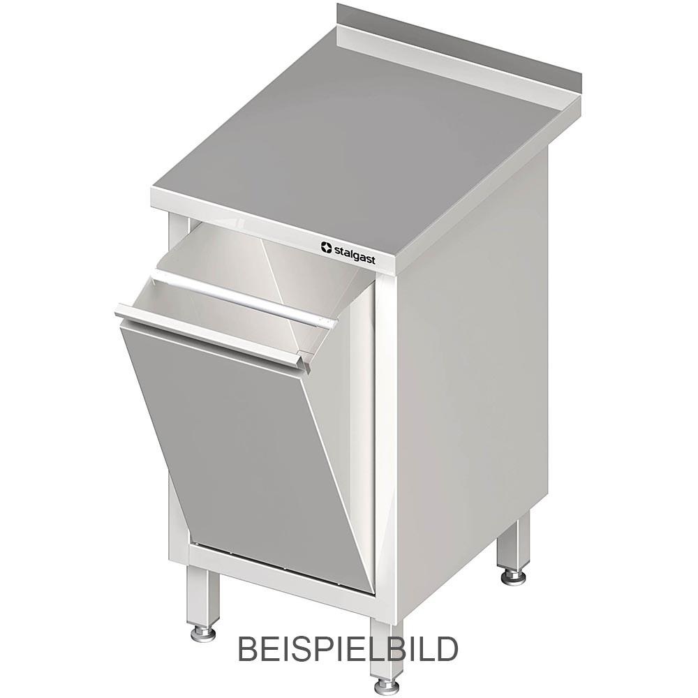 Stalgast Arbeitsschrank mit Abfallkipper, 450x700x850 mm, ohne Aufkantung, versc