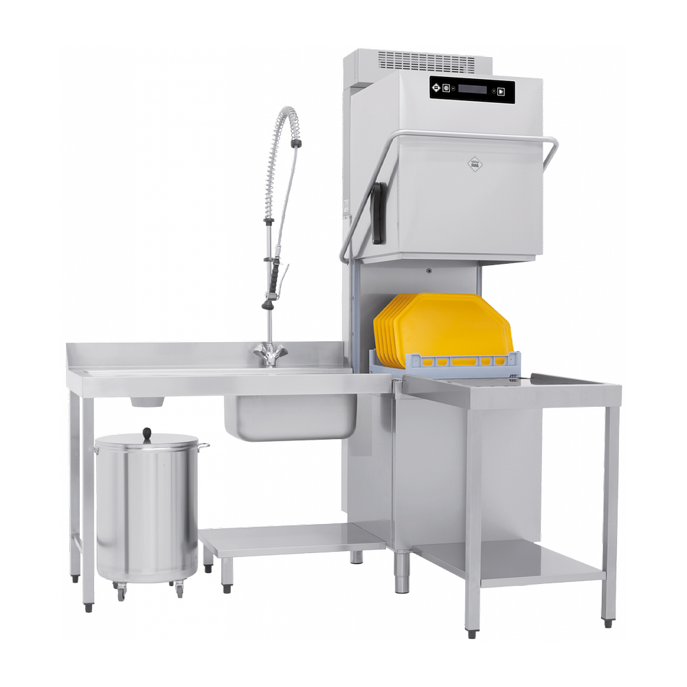 RM Gastro Durchschubspülmaschine doppelwandig Rückgewinnung 50x50 - 400 V / RM -