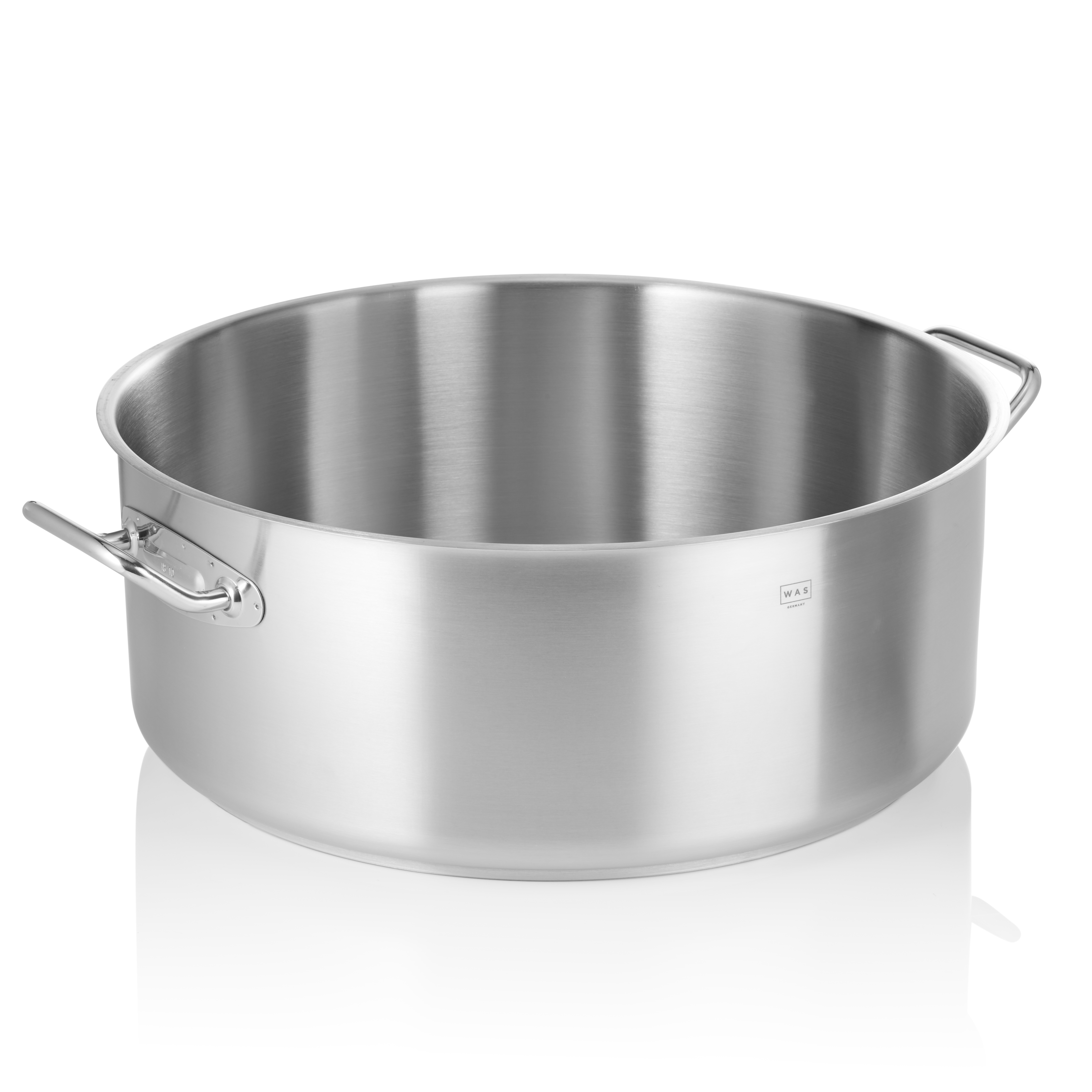 WAS Bratentopf COOKWARE 21, Ø 50 cm, 38 ltr., Chromnickelstahl 18/10