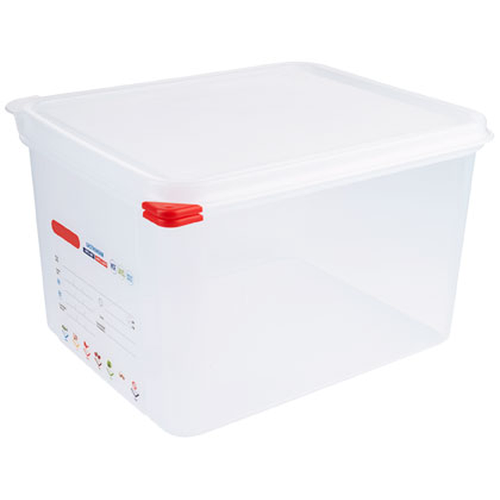 Contacto Behälter GN 1/2 200 mm mit HACCP Colorclip Deckel