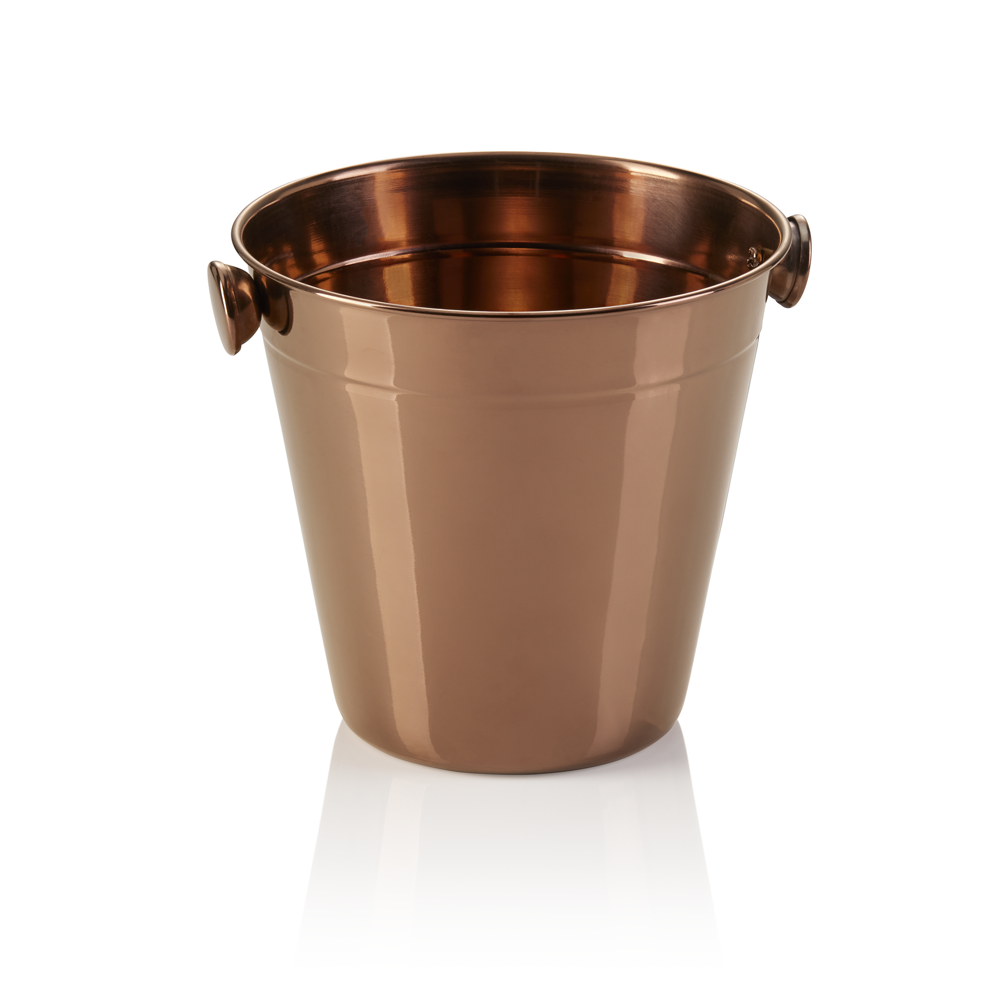 WAS Mini Eiseimer, Ø 14 cm, Höhe 13 cm, 1 ltr., PVD bronze, Chromnickelstahl